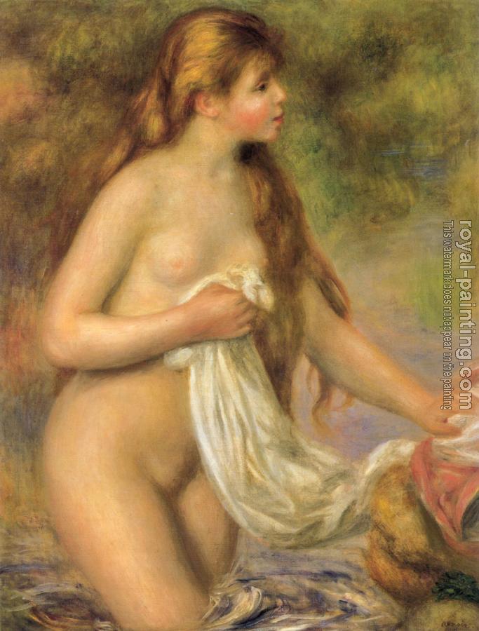 Pierre Auguste Renoir : Bather with Long Hair Pierre Auguste Renoir : Bather with Long Hair
